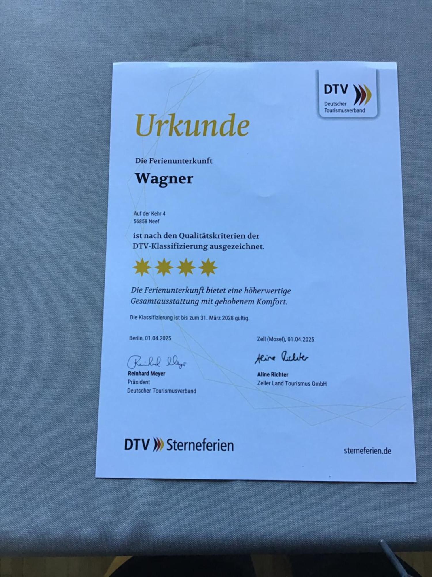Ferienwohnung Wagner 4 Sterne Neef Bagian luar foto